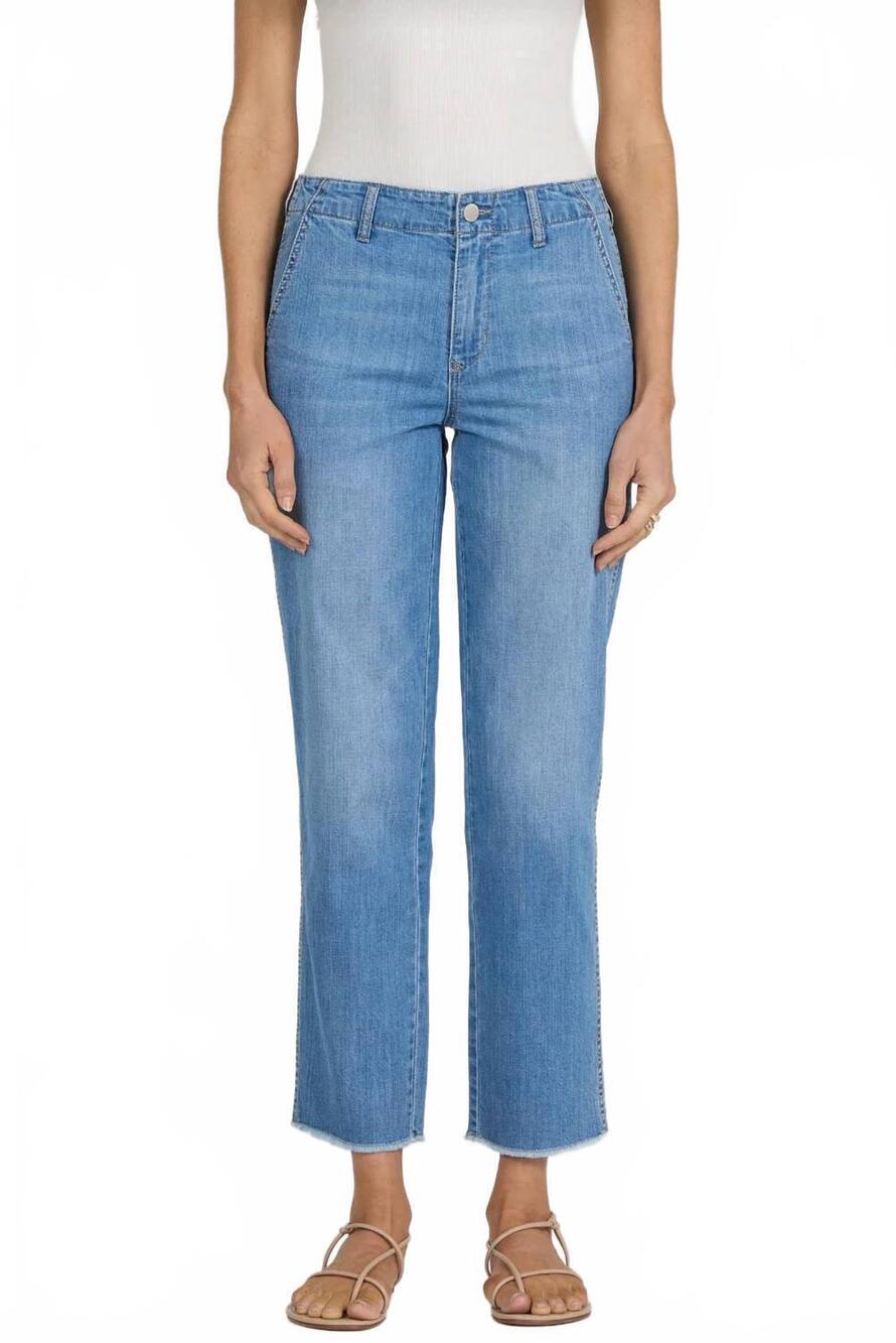 NEW DEAR JOHN DENIM portia mid-rise jeans in dao - dark arthlow